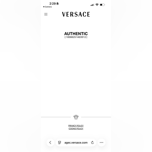 Versace Calfskin Quilted Medusa Card holder Full Inclusion - Picture 3 of 14